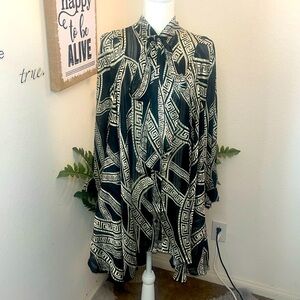Garcia sheer long blouse